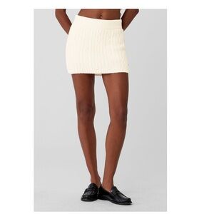 Alo Yoga Cable Bliss Winter Bliss Mini Skirt. Xs